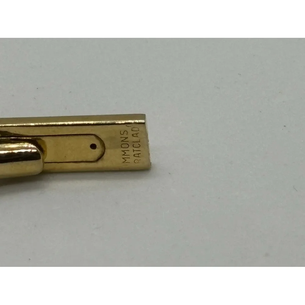 Vintage Tie Bar in‎ Gold Tone with Starburst Detail Simmons Karatklad